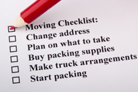 Moving in Calgary. Make a moving checklist!